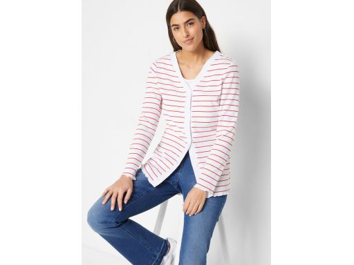 B.P.C prążkowana bluzka rozpinana w paski 44/46.