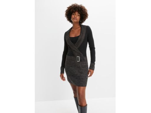 B.P.C sukienka dzianinowa z paskiem 40/42.
