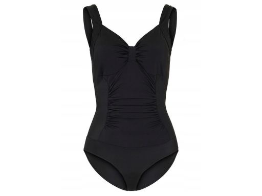 B.P.C kostium jednoczęściowy marszczony czarny 40.