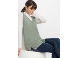 B.P.C kamizelka miętowa serek 32/34.