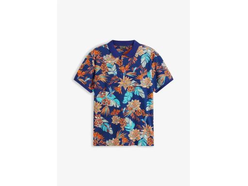 B.P.C t-shirt polo męski bawełniany z nadrukiem ^44/46, S