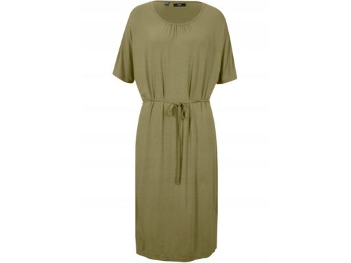 B.P.C zielona sukienka midi r.44/46