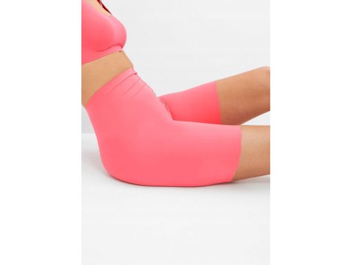 B.P.C legginsy modelujące koralowe krótkie XXL.