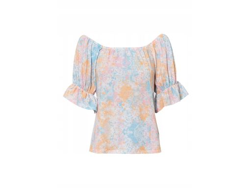 B.P.C bluzka t-shirt z falbaną na rękawie r.40/42