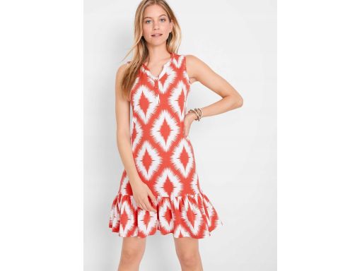 B.P.C bawełniana sukienka letnia nadruk r.52/54