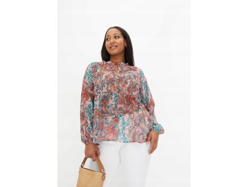 B.P.C bluzka szyfonowa nadruk r.36