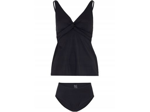 B.P.C czarne tankini z figami i wywinięciem ^50