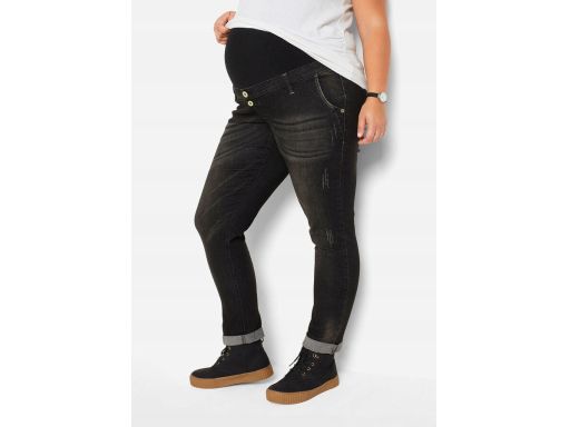 B.P.C ciążowe spodnie jeansowe czarne 48.