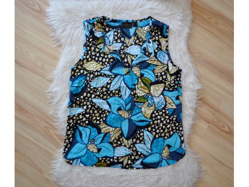 AD6827 bluzka różowa odkryte ramiona długa 36/38.