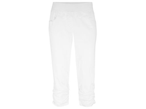 B.P.C wygodne spodnie capri z marszczeniem 44.