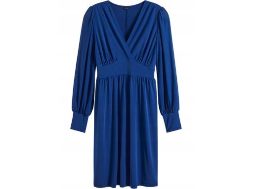 B.P.C niebieska sukienka siateczka 32/34.