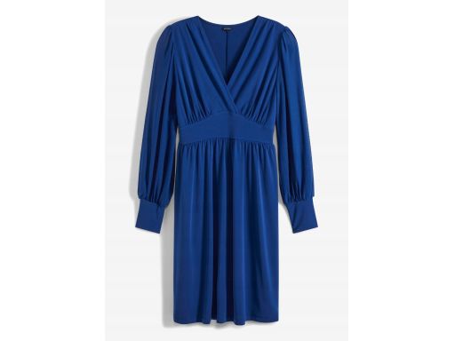 B.P.C niebieska sukienka siateczka 32/34.