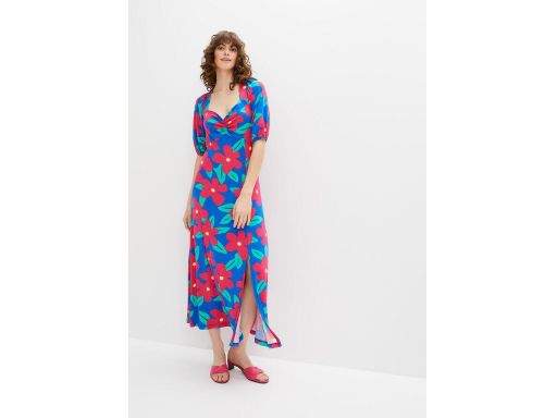 B.P.C sukienka długa nadruk dżersejowa r.36/38