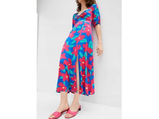 B.P.C sukienka długa nadruk dżersejowa r.36/38