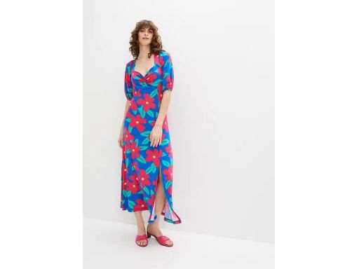 B.P.C sukienka długa nadruk dżersejowa r.36/38