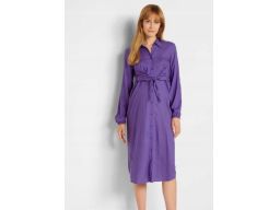 B.P.C ciążowa sukienka koszulowa fioletowa 36/38.