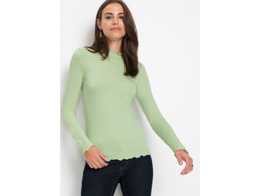 B.P.C miętowa bluzka ze stójką r.40/42