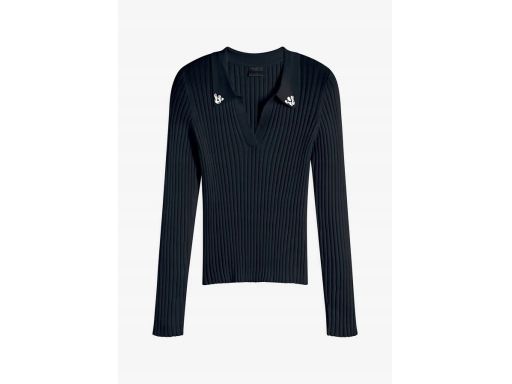 B.P.C bluzka dzianinowa polo prążkowana r.40/42