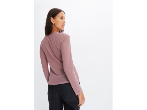 B.P.C bluzka siateczkowa brudny róż 32/34.