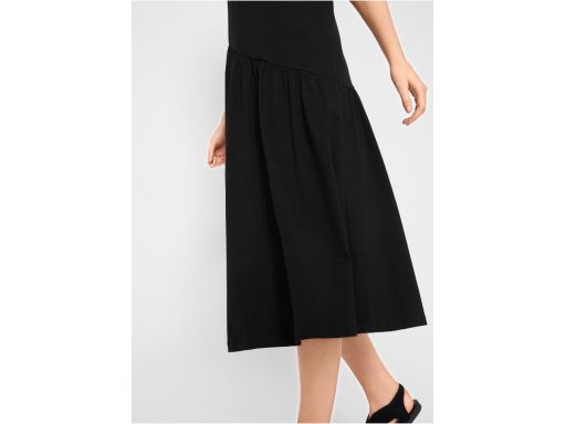 B.P.C sukienka midi shirtowa czarna 36/38.