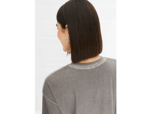 B.P.C t-shirt damski prążek z przetarciami koloru 48/50.