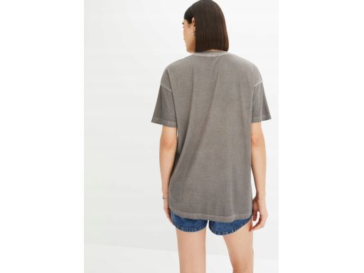 B.P.C t-shirt damski prążek z przetarciami koloru 48/50.