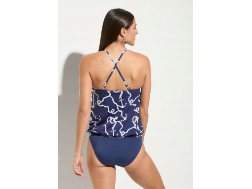 B.P.C tankini granatowe w jasne wzory 44.
