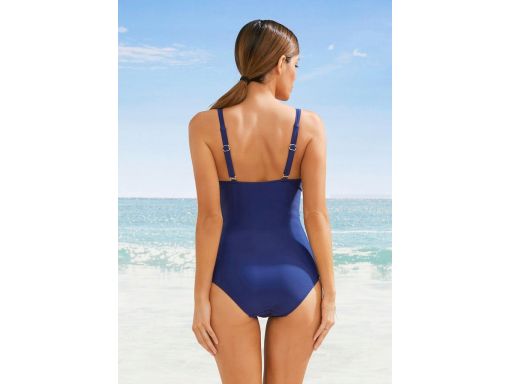 B.P.C kostium jednoczęściowy granatowo-fioletowy r.42