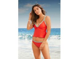 B.P.C krótkie tankini czerwono turkusowe ^42