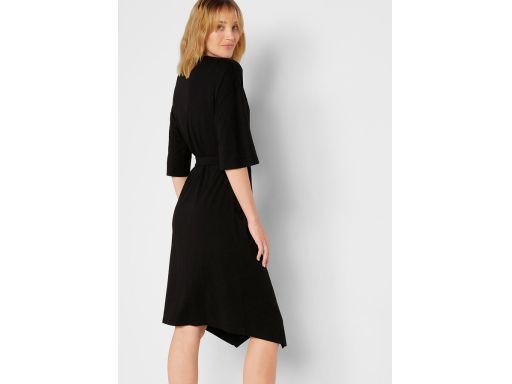 B.P.C sukienka kopertowa czarna r.36/38