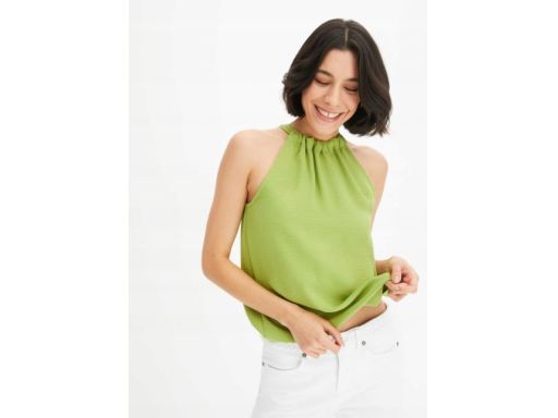 B.P.C top zielony z wiązaniem r.54