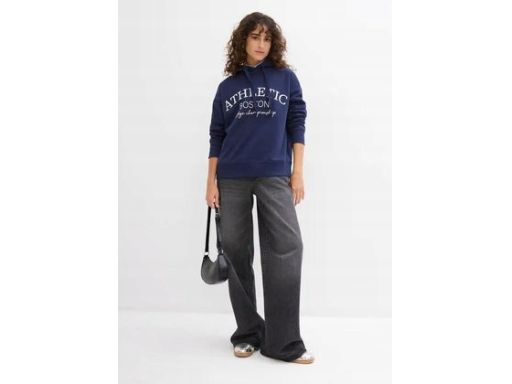 B.P.C granatowa bluza z napisem r.36/38