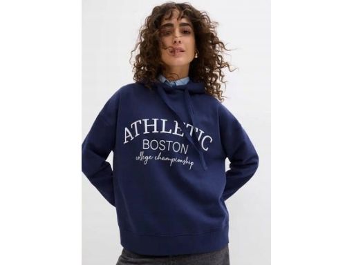 B.P.C granatowa bluza z napisem r.36/38