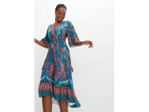 B.P.C wzorzysta sukienka dżersejowa r.36/38