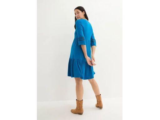 B.P.C sukienka ciążowa z koronką atlantycki niebieski ^44/46