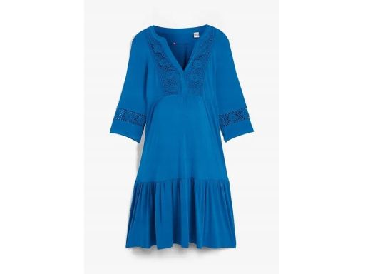 B.P.C sukienka ciążowa z koronką atlantycki niebieski ^44/46