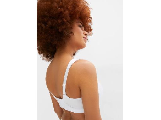 B.P.C biustonosz biały odciążający bez fiszbin t-shirtowy ^75C