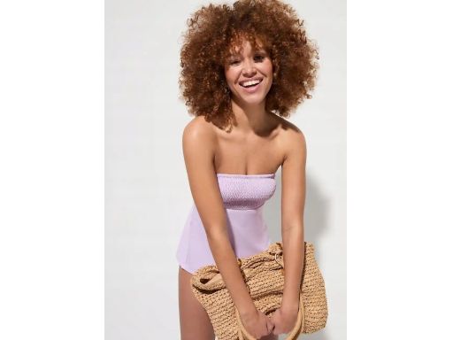 B.P.C tankini liliowe z figami r.38