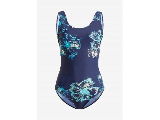 B.P.C kostium jednoczęściowy granatowy we wzory r.54