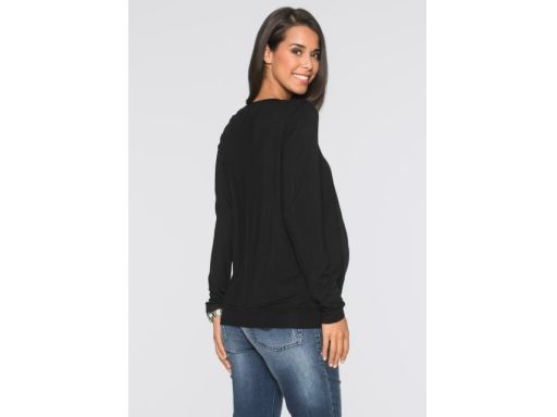 B.P.C bluzka ciążowa czarna długi rękaw 40/42.