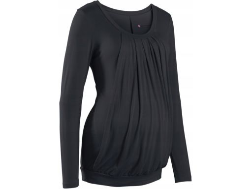B.P.C bluzka ciążowa czarna długi rękaw 40/42.