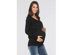 B.P.C bluzka ciążowa czarna długi rękaw 40/42.