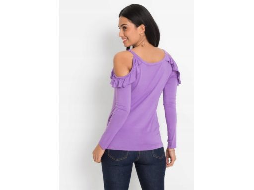 B.P.C bluzka fioletowa odkryte ramiona r.40/42