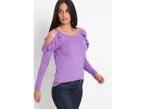 B.P.C bluzka fioletowa odkryte ramiona r.40/42