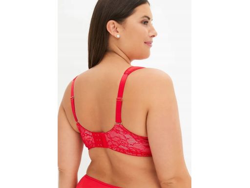 B.P.C biustonosz usztywniany na fiszbinie czerwony ^85C