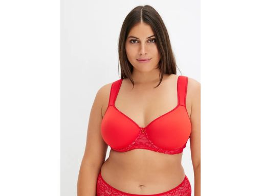 B.P.C biustonosz usztywniany na fiszbinie czerwony ^85C