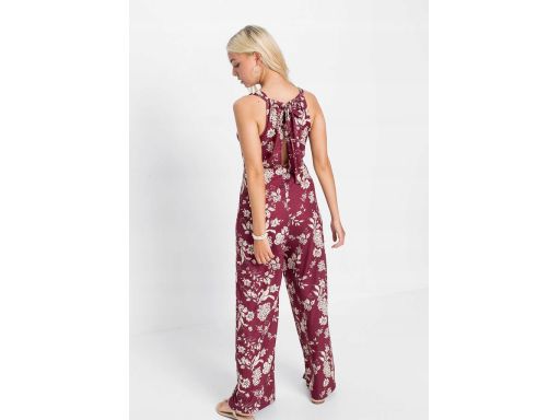 B.P.C bordowy kombinezon we wzory 36/38.