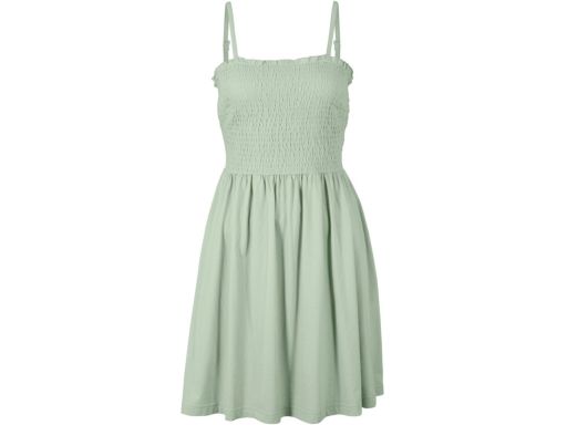 AG4466 sukienka na ramiączka pistacjowa r.48/50