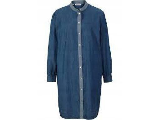 B.P.C prosta koszulowa sukienka jeansowa ^36