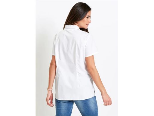 B.P.C koszula damska biała z krótkim rękawem ^44